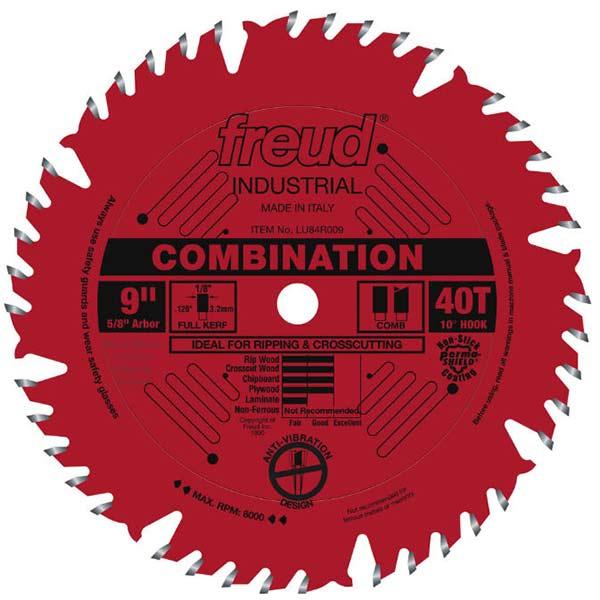 9" Full Kerf Combination Blade